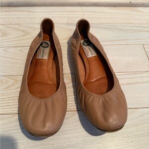 Lanvin Women's Brown Leather Flats